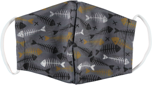6-Pack: Men's Reusable Machine Washable Masks Mystery (3 Solid + 3 Prints)