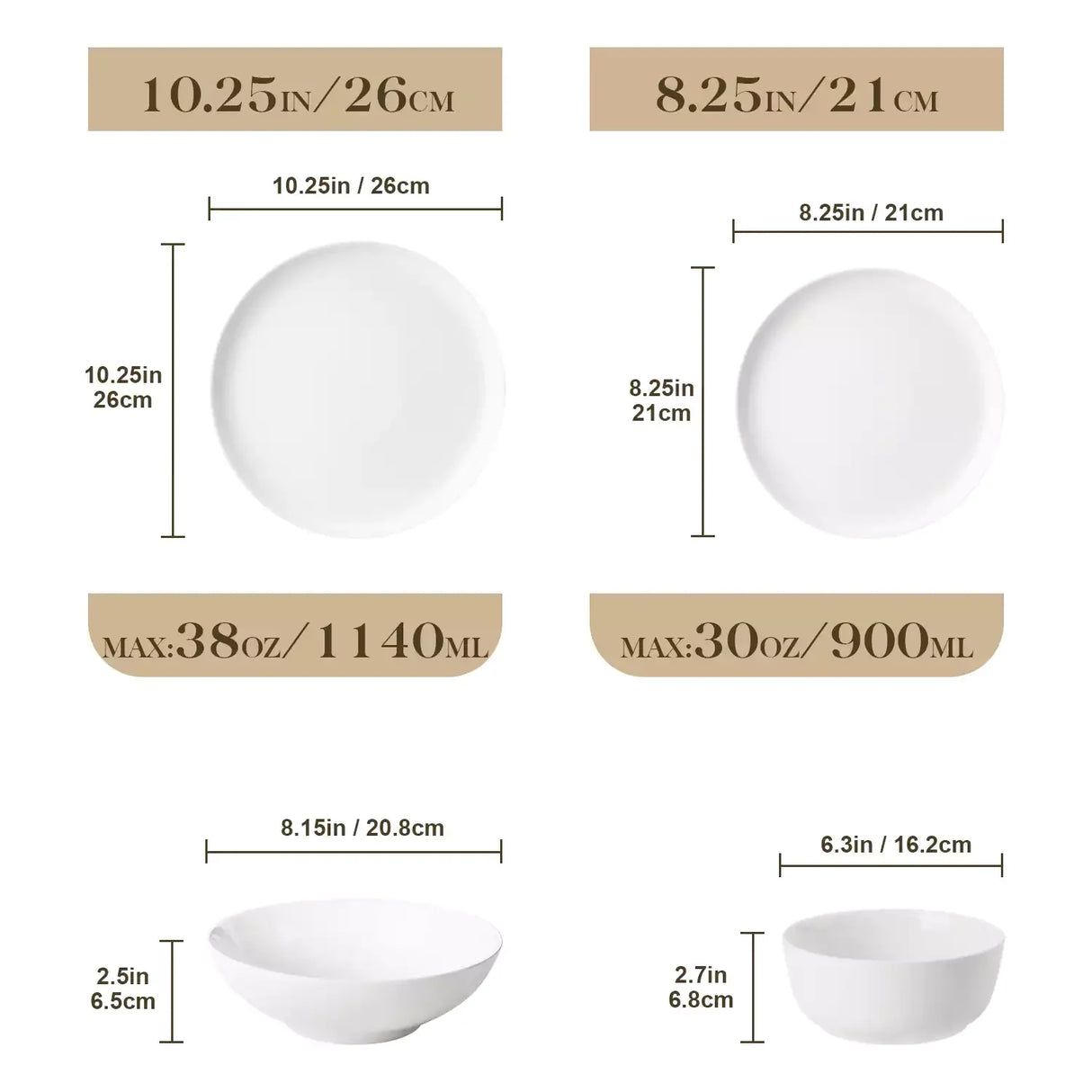 Mina 16 Piece Dinnerware Set