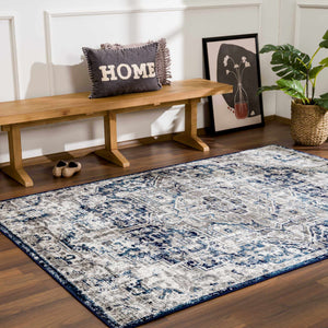 Buenaventura Navy Area Rug - Clearance