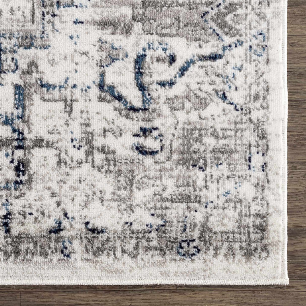 Buenaventura Cream & Navy Area Rug - Clearance