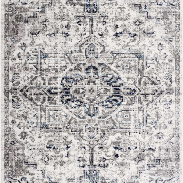 Buenaventura Cream & Navy Area Rug - Clearance
