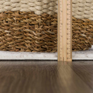 Buenaventura Cream & Navy Area Rug - Clearance