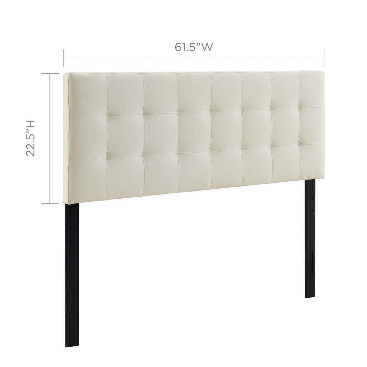 Lily Upholstered Fabric Queen Headboard by Modway