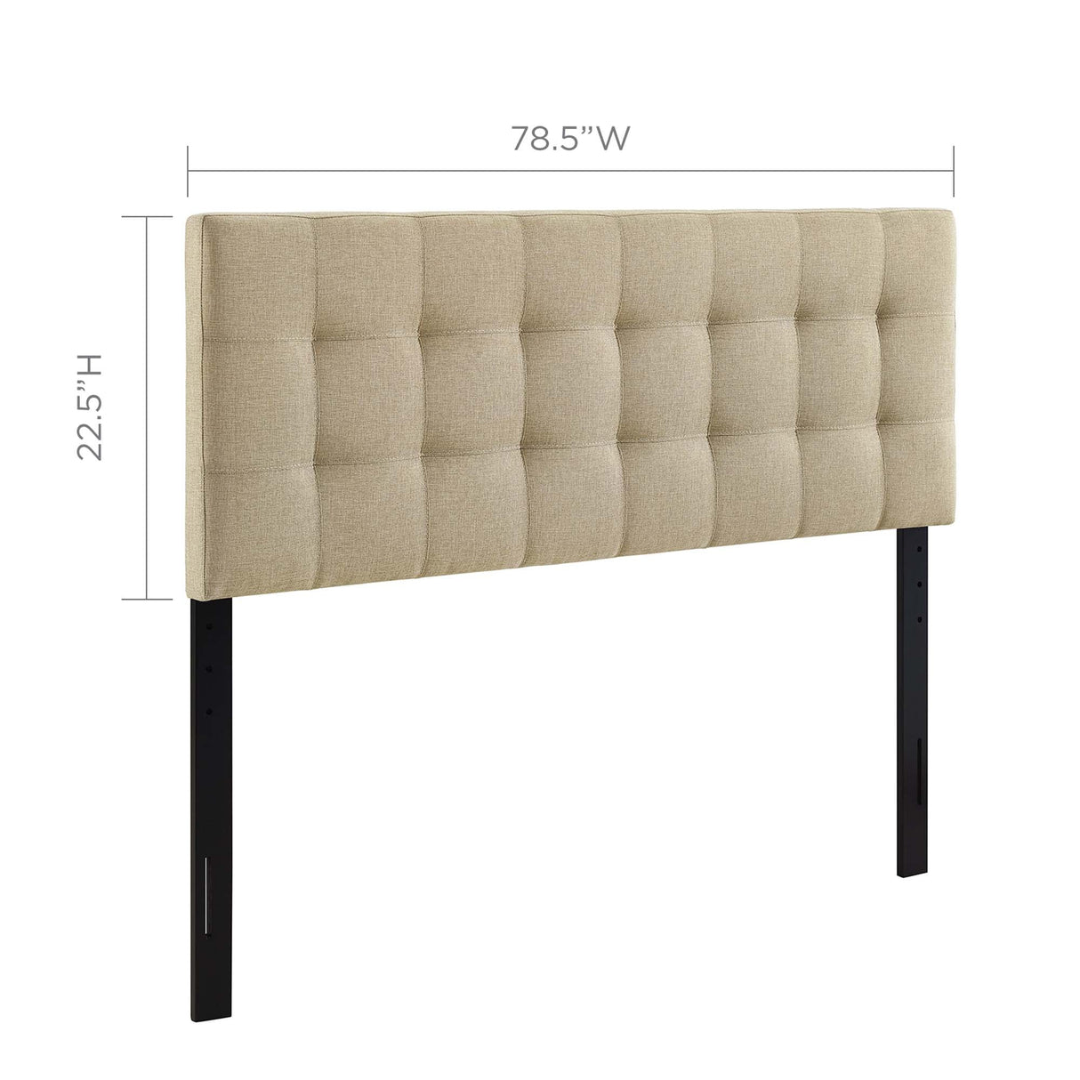 Lily Upholstered Fabric King Headboard by Modway