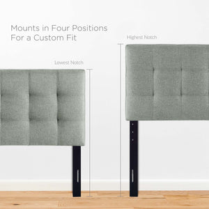 Lily Upholstered Fabric King Headboard by Modway
