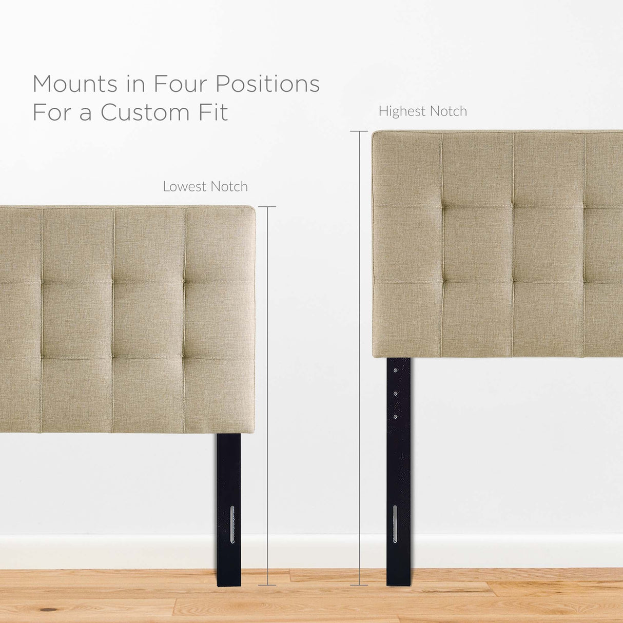 Lily Upholstered Fabric Twin Headboard by Modway