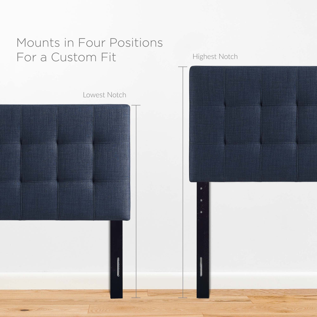 Lily Upholstered Fabric Twin Headboard by Modway