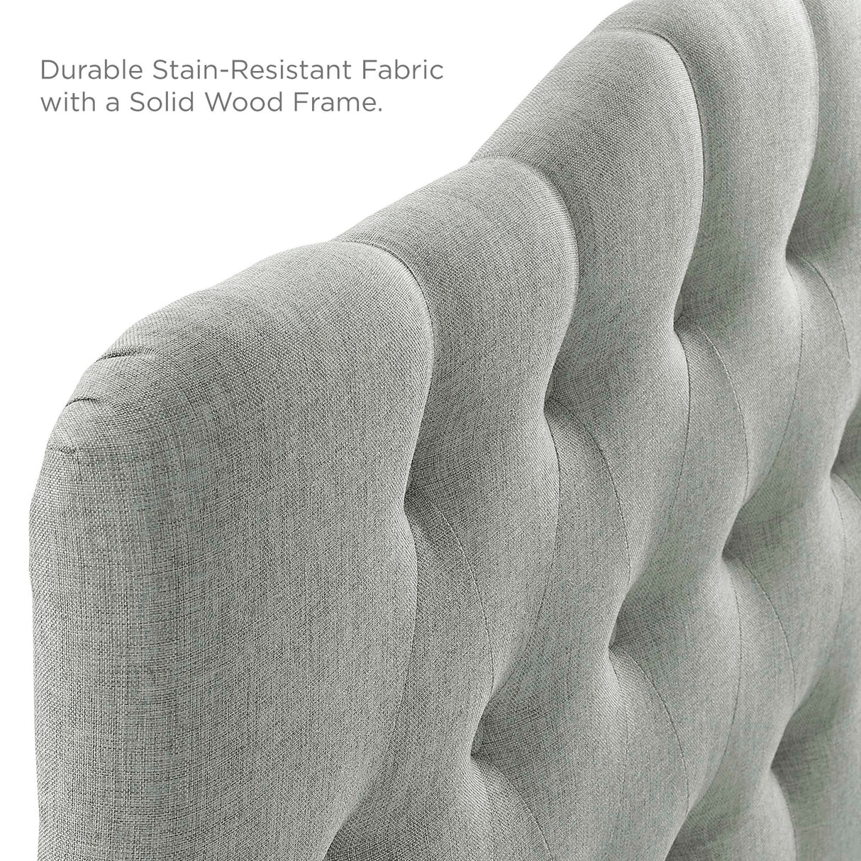 Annabel Upholstered Fabric Queen Headboard by Modway