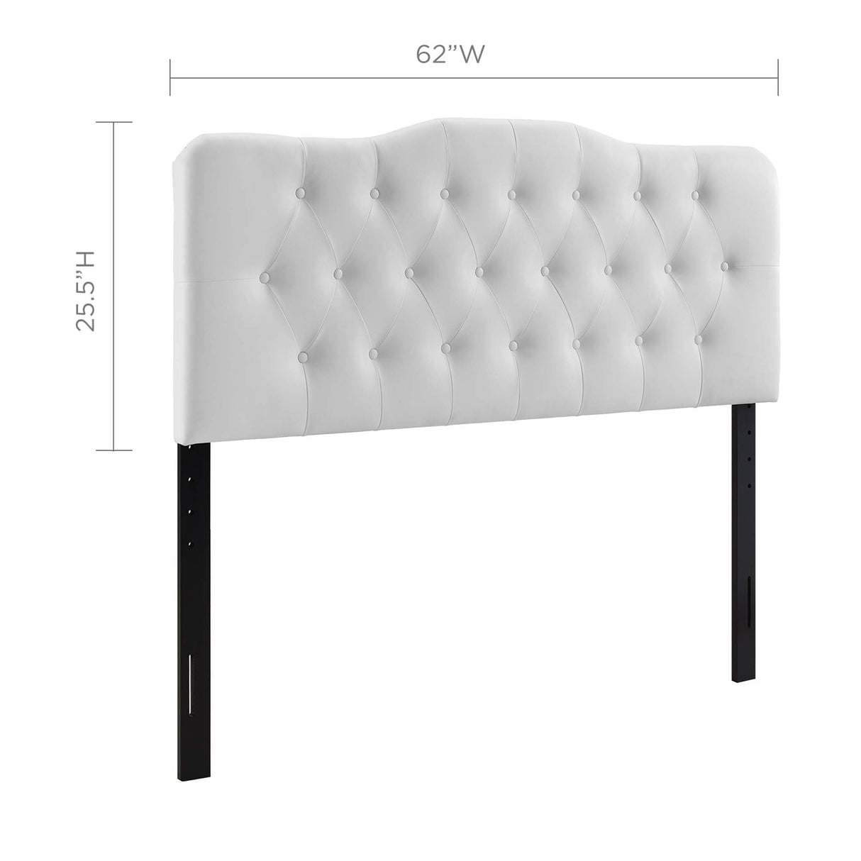 Annabel Upholstered Vinyl Queen Headboard by Modway
