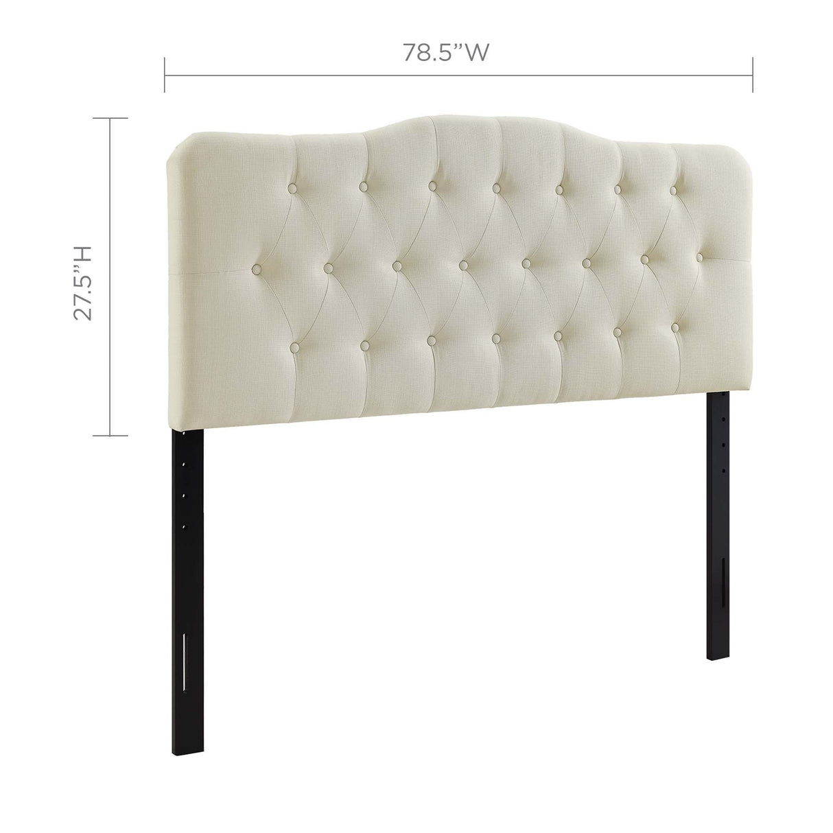 Annabel Upholstered Fabric King Headboard by Modway