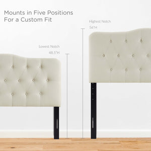 Annabel Upholstered Fabric King Headboard by Modway