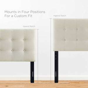 Emily Upholstered Fabric Queen Headboard by Modway
