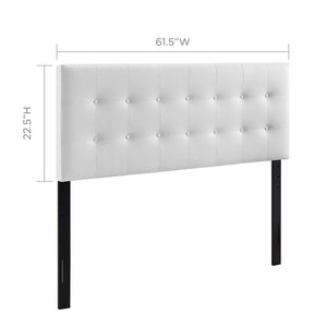 Emily Upholstered Vinyl Queen Headboard by Modway