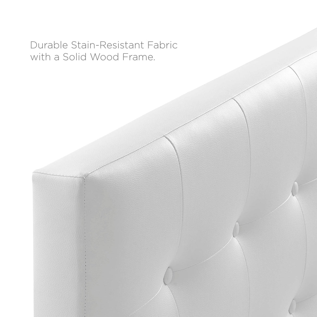 Emily Upholstered Vinyl Queen Headboard by Modway