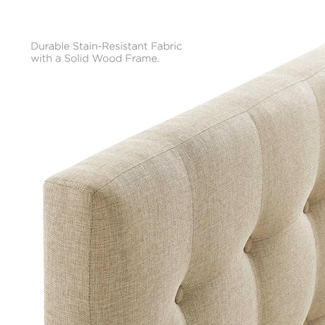 Emily Upholstered Fabric King Headboard by Modway