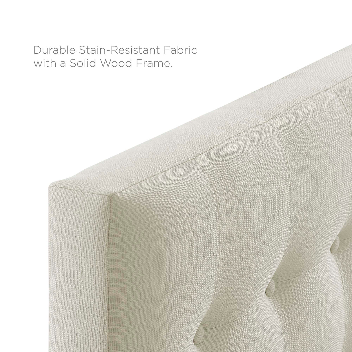 Emily Upholstered Fabric Twin Headboard by Modway