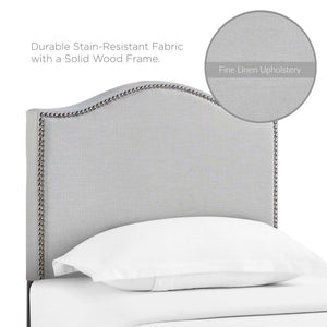 Curl Nailhead Upholstered Twin Headboard by Modway