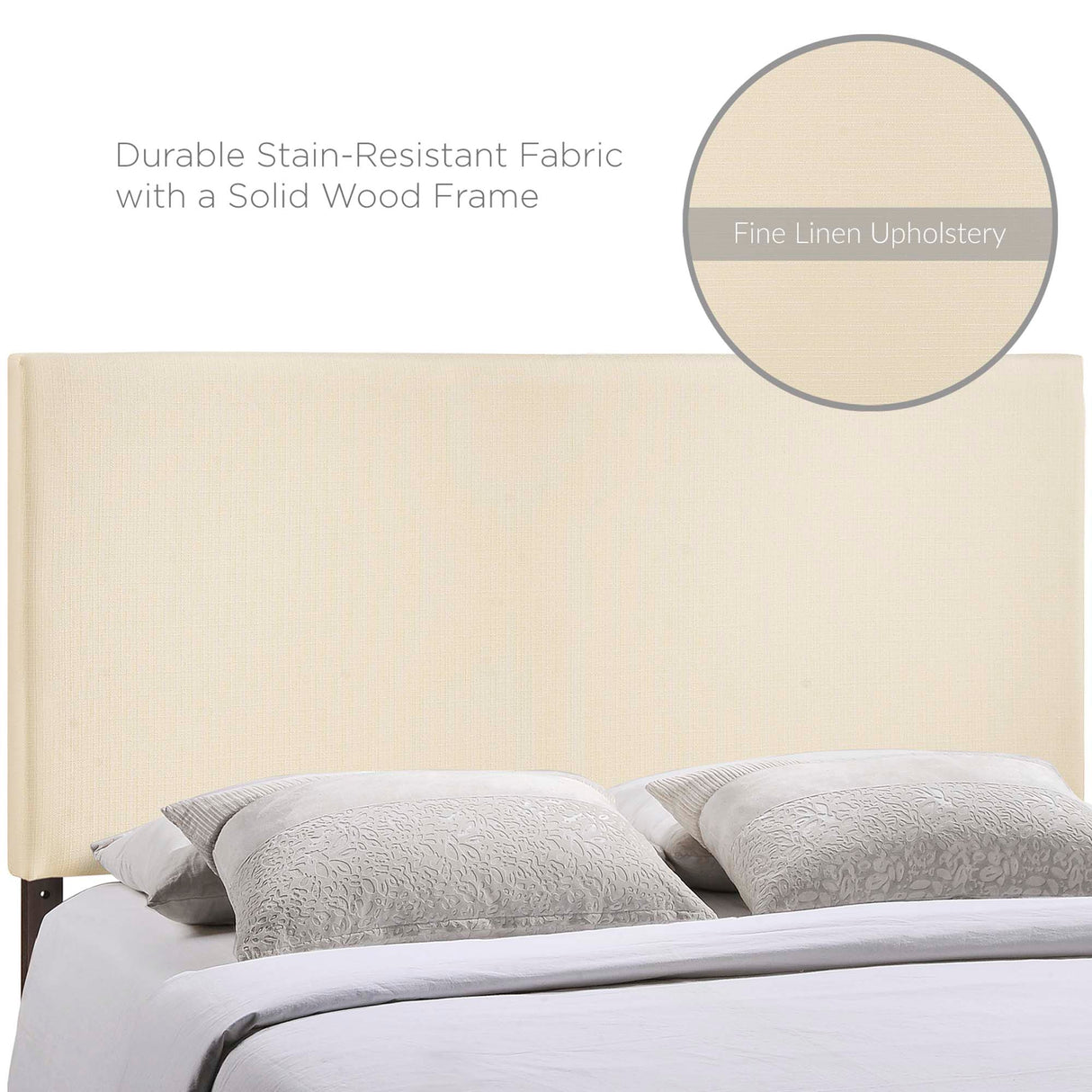 Region Upholstered Fabric King Headboard by Modway