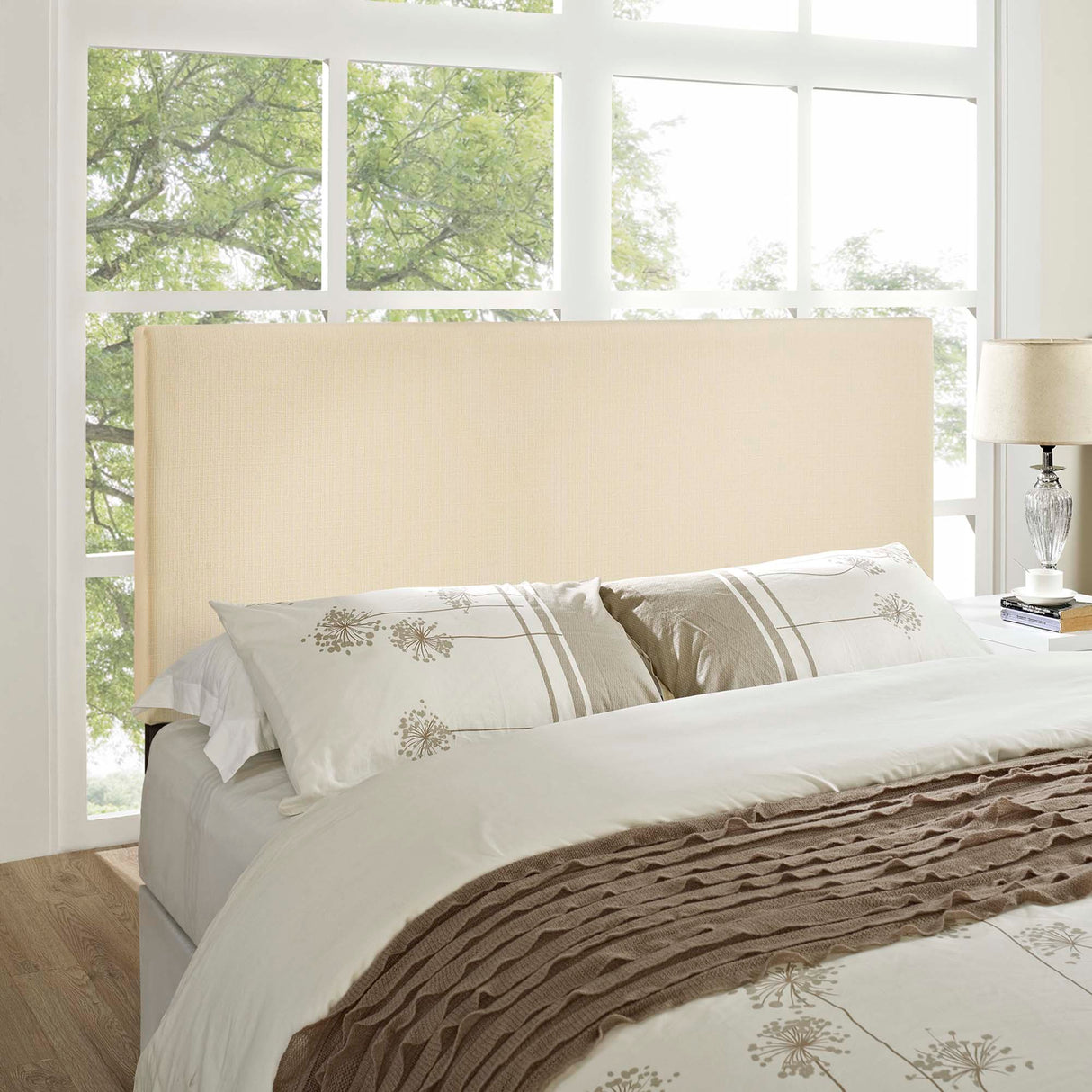 Region Upholstered Fabric King Headboard by Modway