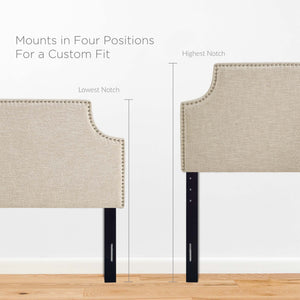 Laura Upholstered Fabric Queen Headboard by Modway