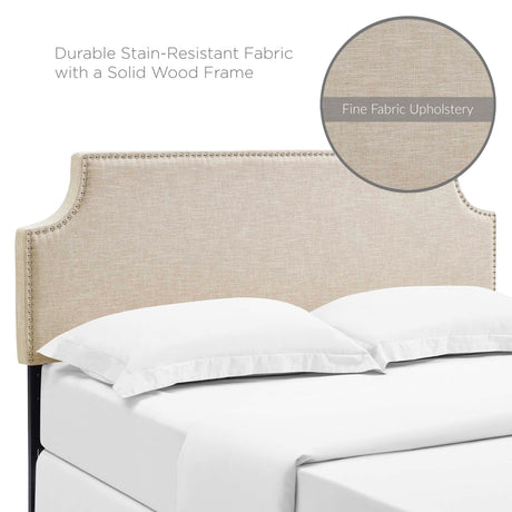 Laura Upholstered Fabric Queen Headboard by Modway