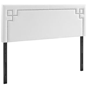 Josie Upholstered Vinyl Queen Headboard by Modway