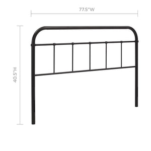 Serena King Steel Headboard by Modway