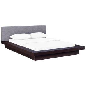 Freja Fabric Queen Platform Bed by Modway