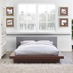 Freja Fabric Queen Platform Bed by Modway