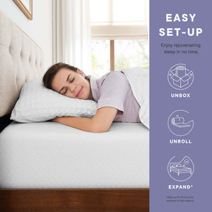 Mila 6" Queen Memory Foam Mattress by Modway