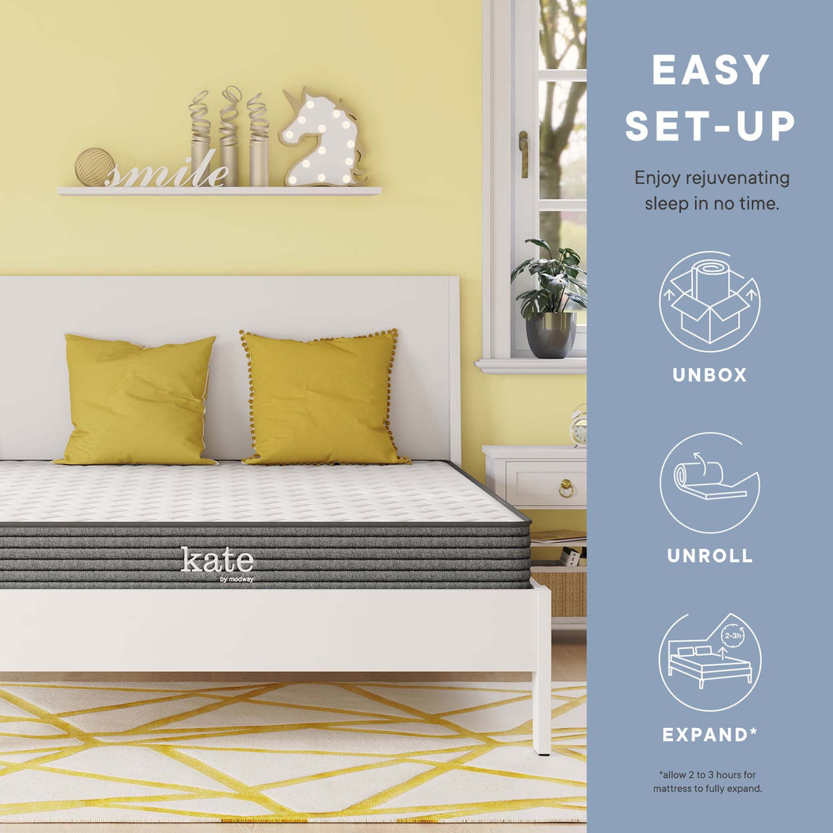 Kate 6" Mattress by Modway