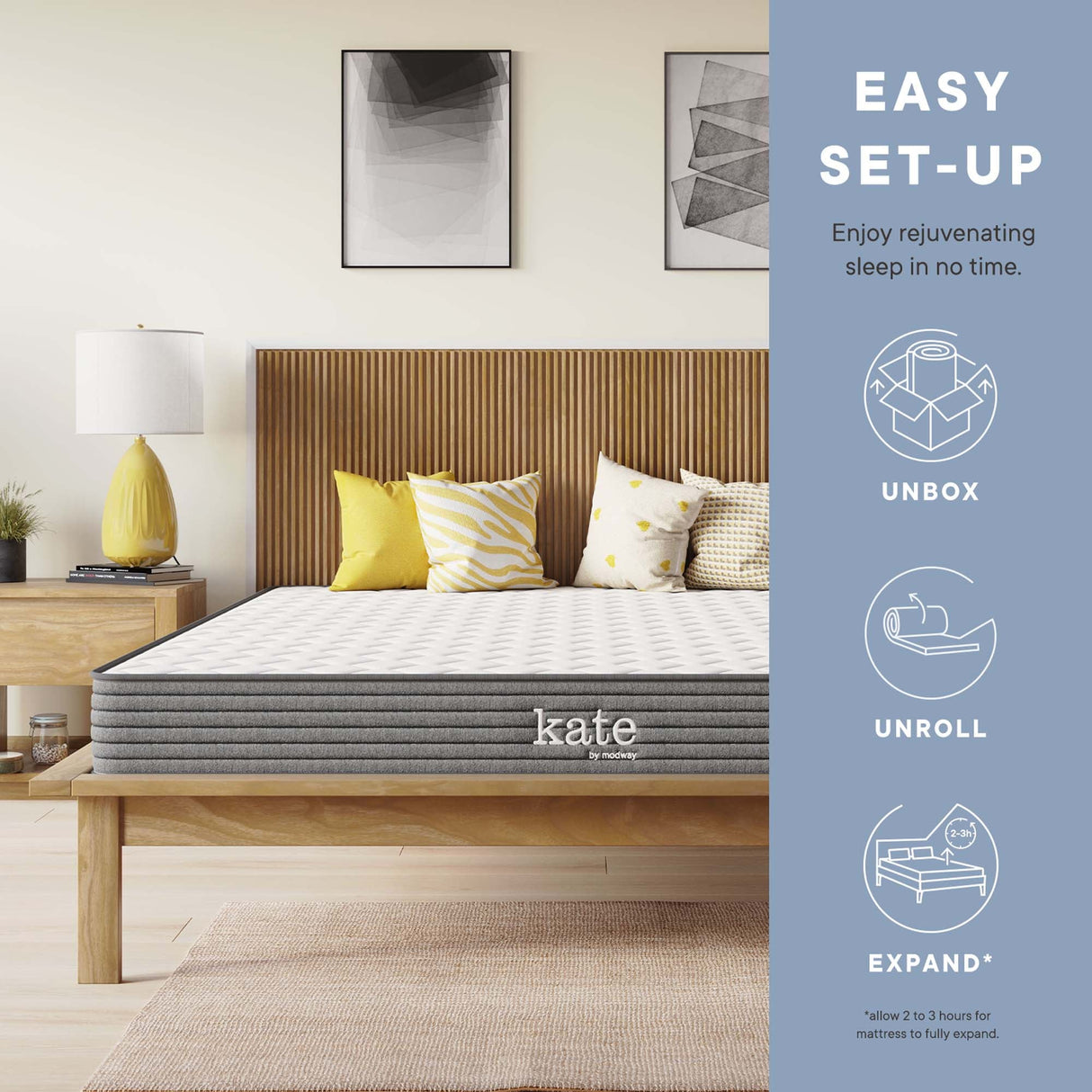 Kate 6" Mattress by Modway