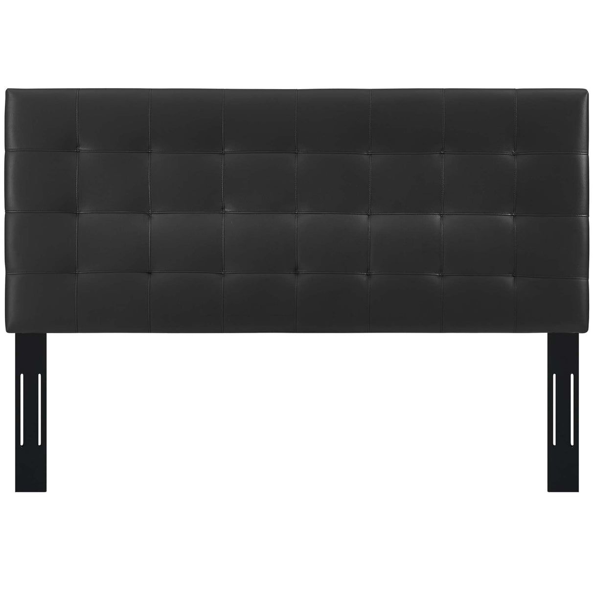 Paisley Tufted Upholstered Faux Leather Full/Queen Headboard by Modway