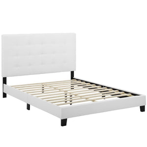 Melanie Tufted Button Upholstered Fabric Full Platform Bed by Modway