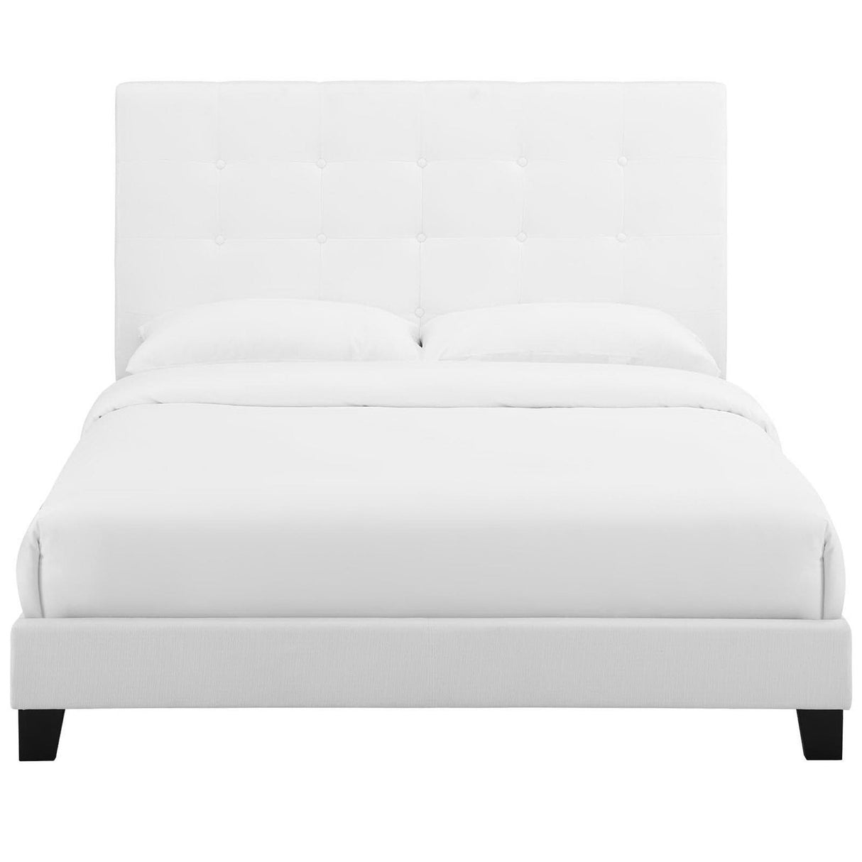 Melanie Tufted Button Upholstered Fabric Queen Platform Bed by Modway
