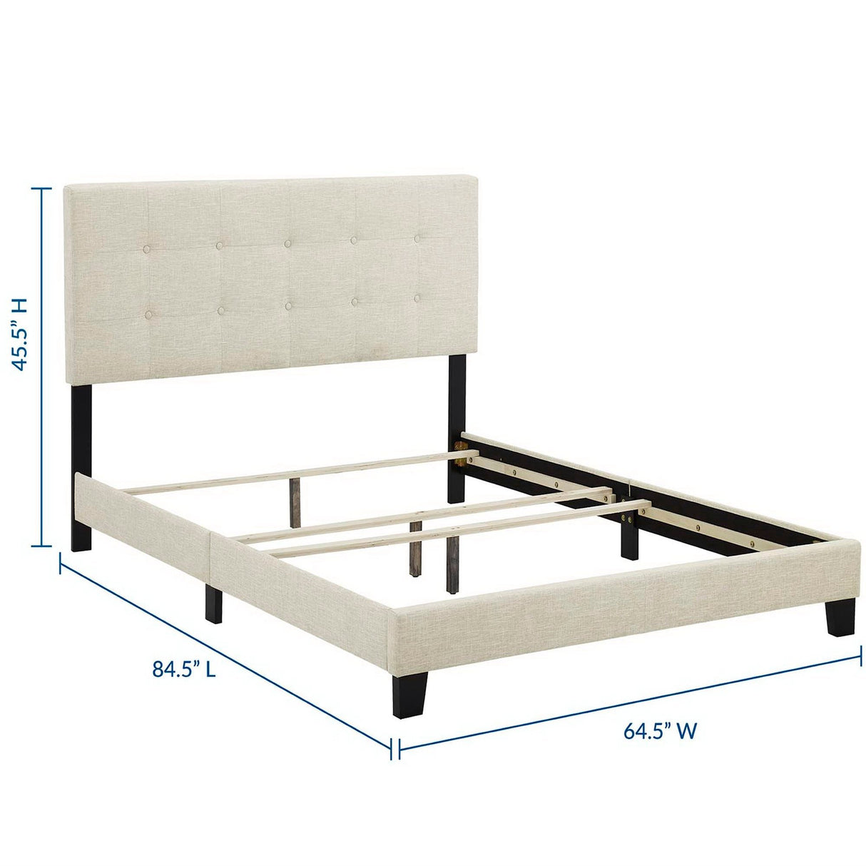 Amira Upholstered Fabric Queen Bed by Modway