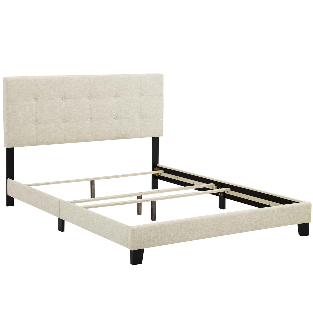 Amira Upholstered Fabric King Bed by Modway