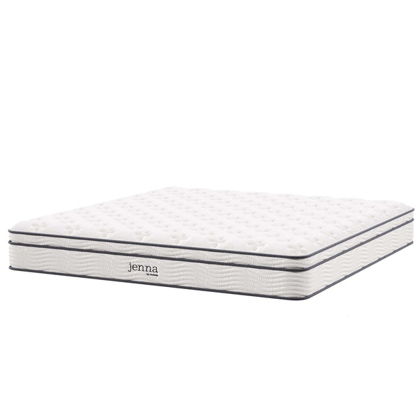 Jenna 10" Innerspring and Foam California King Mattress by Modway