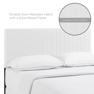 Keira Faux Leather King/California King Headboard by Modway