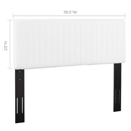 Keira Faux Leather King/California King Headboard by Modway