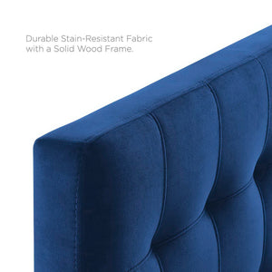 Lily Biscuit Tufted Performance Velvet Twin Headboard by Modway