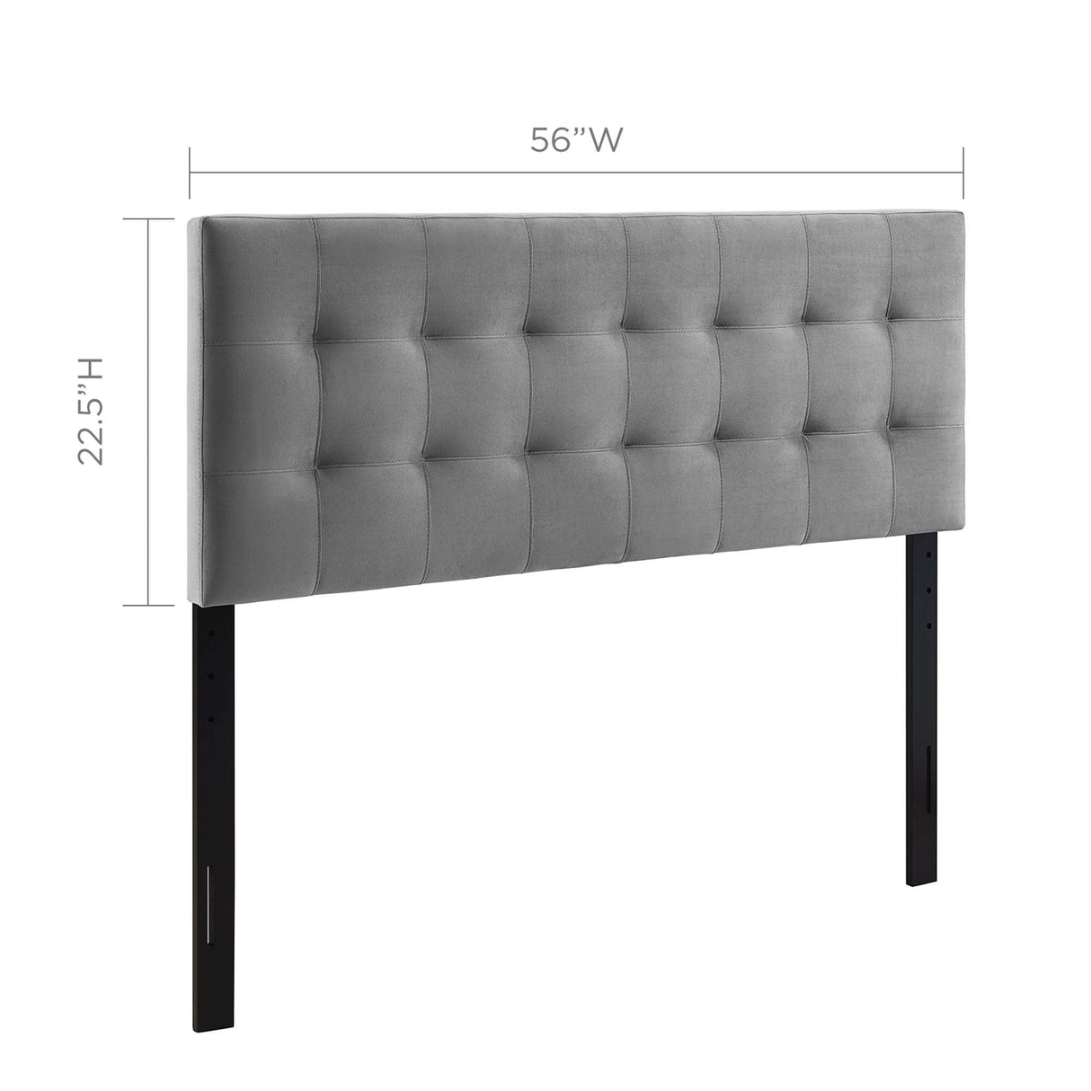 Lily Biscuit Tufted Performance Velvet Full Headboard by Modway