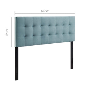Lily Biscuit Tufted Performance Velvet Full Headboard by Modway