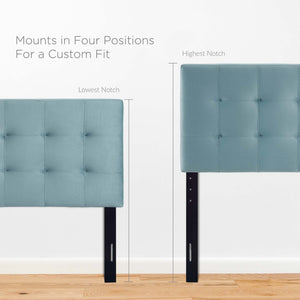 Lily Biscuit Tufted Performance Velvet Full Headboard by Modway