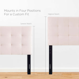 Lily Biscuit Tufted Performance Velvet Queen Headboard by Modway