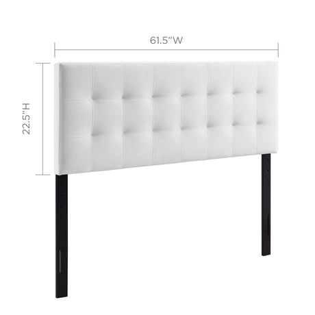 Lily Biscuit Tufted Performance Velvet Queen Headboard by Modway