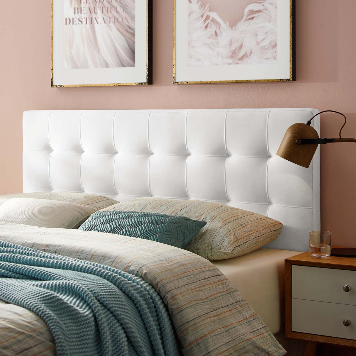 Lily Biscuit Tufted Performance Velvet King Headboard by Modway