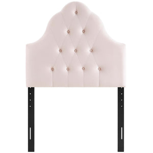 Sovereign Diamond Tufted Performance Velvet Twin Headboard by Modway
