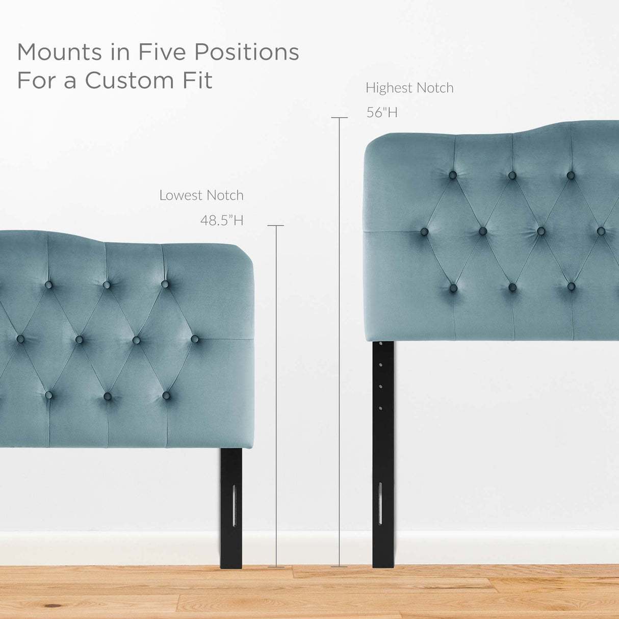 Annabel Diamond Tufted Performance Velvet King Headboard by Modway