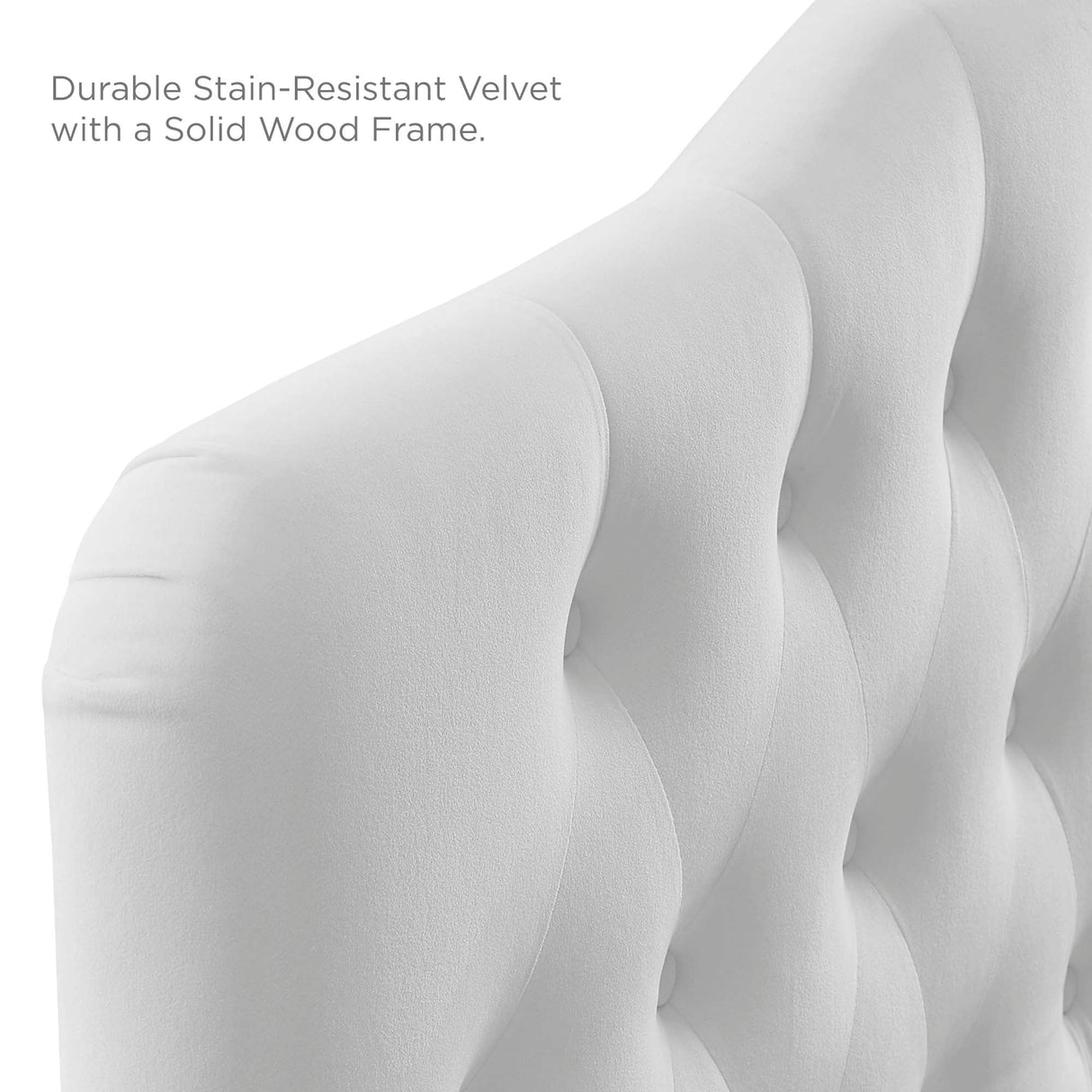 Annabel Diamond Tufted Performance Velvet Full Headboard by Modway